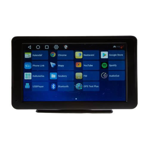 Funkcie multimediálneho android 12/24V monitora s Apple CarPlay, Android auto, Bluetooth, micro SD, GPS, kamerový vstup