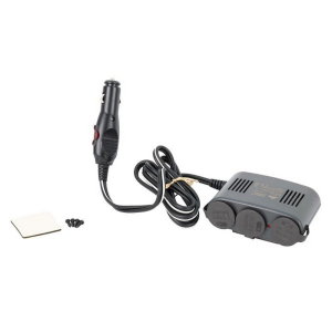 Roztrojka zapaľovača 12V - s USB nabíjačkou HEAVY DUTY