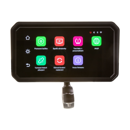 Funkcie 6" motocyklového monitora s Apple CarPlay, Android auto, Bluetooth, GPS