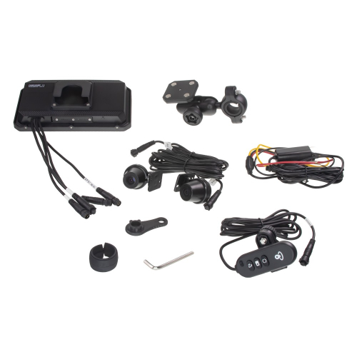 Príslušenstvo 6" motocyklového monitora s Apple CarPlay, Android auto, Bluetooth, DVR, GPS