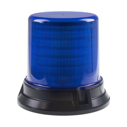 LED maják, 12-48V, 144x1W modrý, pevná montáž, ECE R65