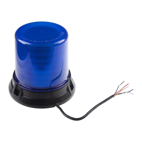 12/24V modrý 144W LED maják na pevnú montáž ECER65