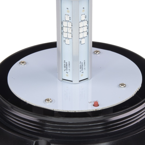 Svetelný zdroj 12/24V modrého 48x LED majáka na pevnú montáž