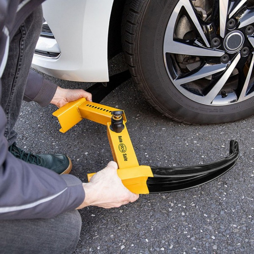 Montáž bezpečnostného zámku na koleso XL Alca