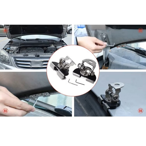 Montáž držiaka svetiel a predátorov na kapotu automobilu 57mm