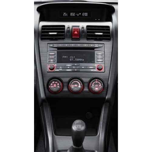 Použitie rámčeka pre 9" autorádio Subaru Impreza, Forester, XV 2011-2016