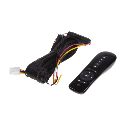 Príslušenstvo čierneho 19,5" stropného monitora s OS. Android USB/HDMI/IR/FM, diaľkové ovládanie so snímačom pohybu