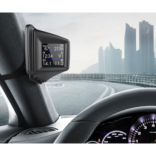 Uchytenie palubného počítača s 1,88" LCD, OBDII, GPS meračom rýchlosti