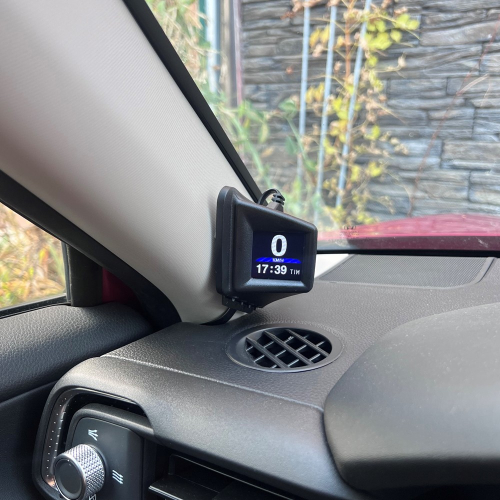 Montáž palubného počítača s 1,88" LCD, OBDII, GPS meračom rýchlosti