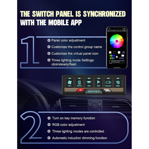 Zapojenie Bluetooth 12/24V diaľkovo ovládaného ovládača 60A