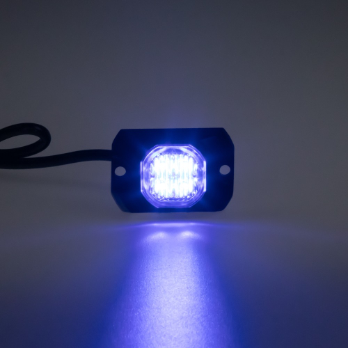 PROFI výstražné LED svetlo vonkajšie modré, 12-24V, ECE R65