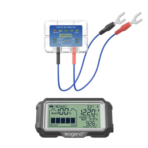 Monitoring batérie CARCLEVER s displejom 12V