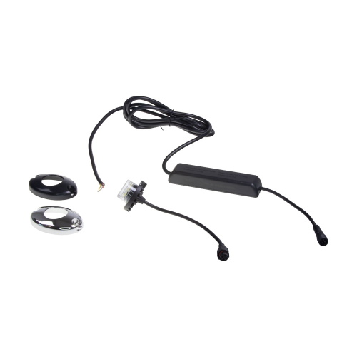 Príslušenstvo bieleho výstražného 8x LED predátora 12-24V s 36 režimami blikania