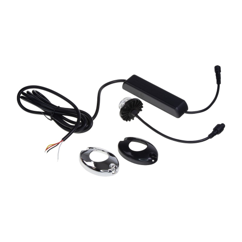 Príslušenstvo modrého výstražného 8x LED predátora 12-24V s 36 režimami blikania