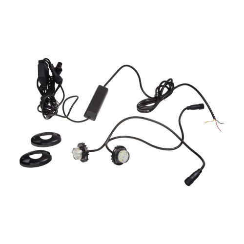 Použití bílého výstražného 8x LED predátoru 12-24V s 36 režimy blikání