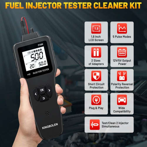 Funkcie profesionálneho testera vstrekovačov