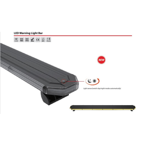 Parametre 12/24V oranžovej 113cm LED rampy ECER65