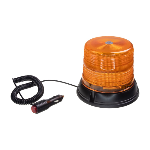 Magnetický 12/24V oranžový 48W LED maják ECER65