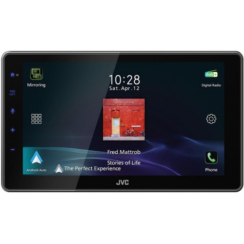 Multimediálne autorádio JVC KW-Z900DBW s DAB+ / FM / 9" displej / USB / AV / Bluetooth / Apple CarPlay / Android Auto