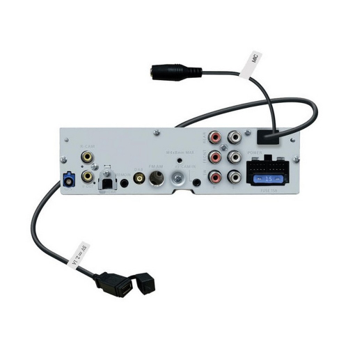 Zapojenie 1DIN autorádia JVC KW-Z900DBW s DAB+ / FM / 9" displej / USB / AV / Bluetooth / Apple CarPlay / Android Auto