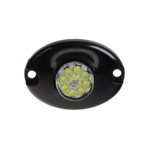 Biely 8x LED predátor 12-24V s 36 režimami blikania