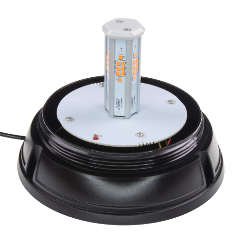 Svetelný zdroj 12/24V červeného 48W LED majáka s magnetom ECER10