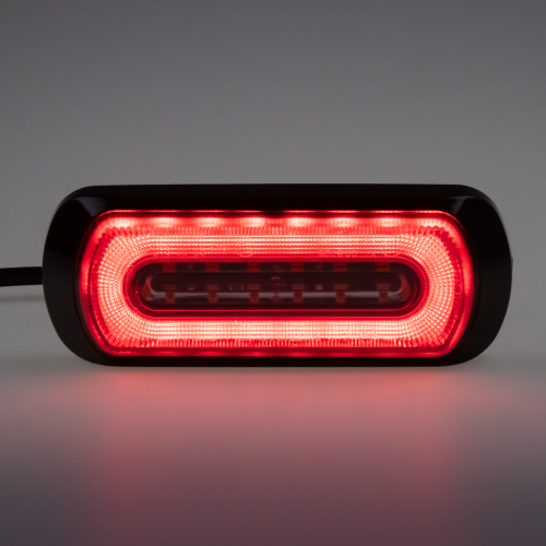 Použitie 12/24V červeného pozičného svetla s LED predátorom ECER65