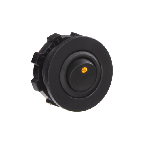 Spínač kolébkový kulatý 20A oranžová LED