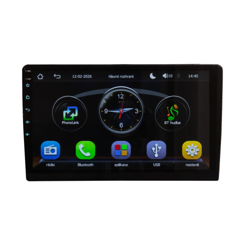 Multimediálne autorádio s 9" LCD, MP5, Wi-Fi, CarPlay, AndroiAuto, Bluetooth, 2x USB