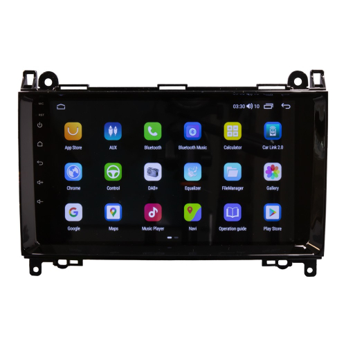 Použitie multimediálneho autorádia pre Mercedes s 9" LCD, Android, Wi-Fi, GPS, CarPlay, Bluetooth, 4G, 2x USB