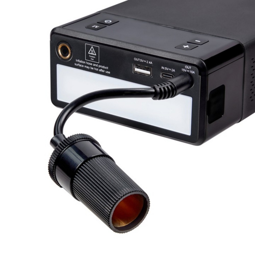 OSRAM BATTERYjumpstart 1000TI 12V zásuvka adaptér detail príslušenstva