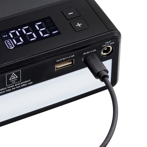 OSRAM BATTERYjumpstart 1000TI nabíjanie cez USB-C detail konektora