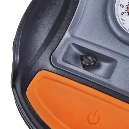 OSRAM TyreInflate 200 kompresor do auta detail tlačidla a priestoru na krytku ventilu