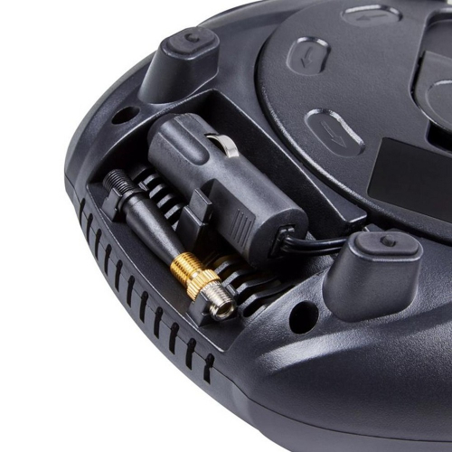 OSRAM TyreInflate 200 detail uložených adaptérov a 12V zástrčky