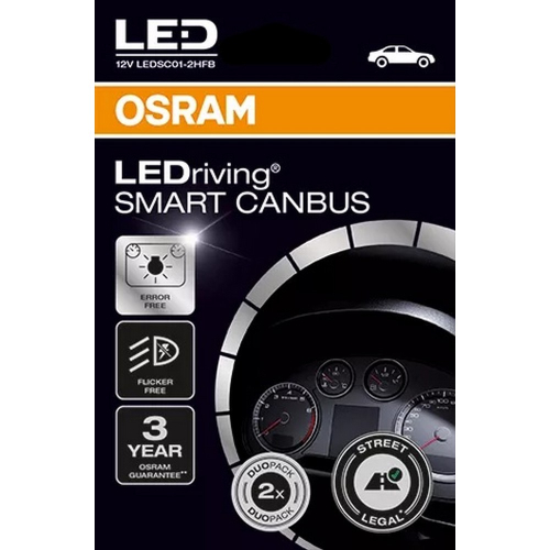 Obal OSRAM LEDriving Smart CAN-Bus H7 pre elimináciu chybových hlásení po montáži LED žiaroviek