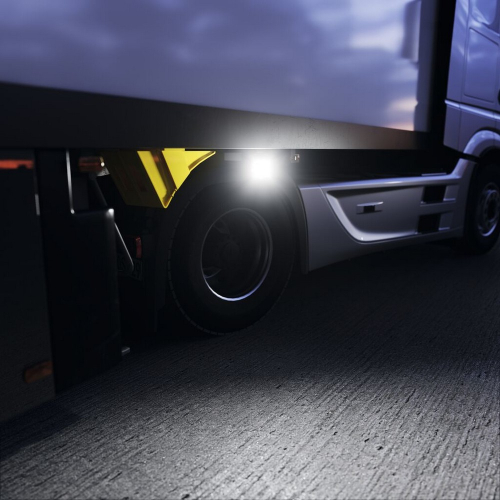 Technický nákres rozmerov OSRAM LEDriving Reversing FX120S-WD