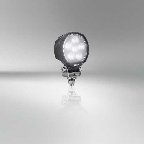 OSRAM LEDriving Round WL VX100-WD rozsvietené v produktovej prezentácii