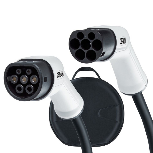 Detail konektorov Type 2 nabíjacieho kábla OSRAM BATTERYcharge 7PIN 3PHASE 16A