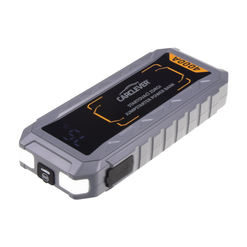 Štartovací zdroj CARCLEVER 24 000 mAh s LCD displejom a funkciou powerbanky