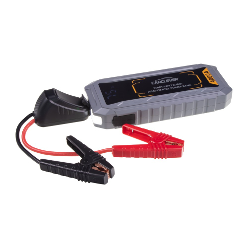 Štartovací zdroj CARCLEVER s inteligentnými klipsami pre núdzové štartovanie autobatérie