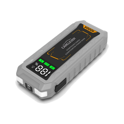 Štartovací zdroj CARCLEVER 4000 A s digitálnym displejom a kompaktným vyhotovením