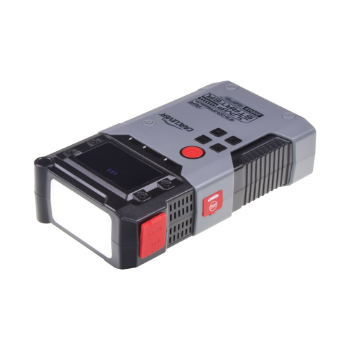 CARCLEVER štartovací zdroj s kompresorom a štartovacími klipsami pre rýchlu pomoc pri vybitej batérii