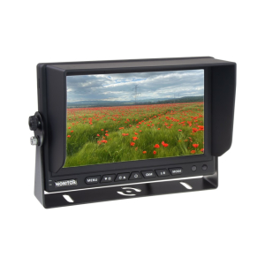 AHD monitor 7" – s 2× 4-PIN vstupmi / 12 – 24 V