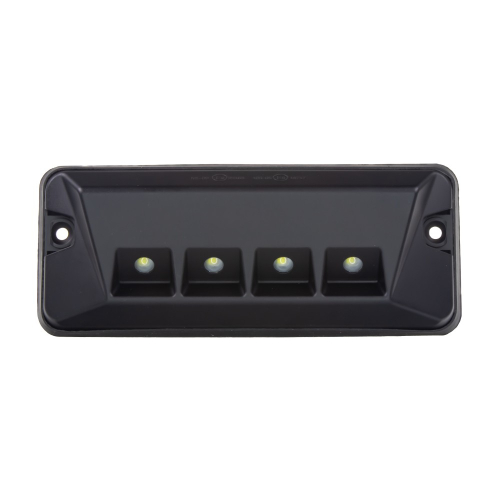 Pracovné LED svetlo 4× CREE 3 W čelný pohľad LED diódy