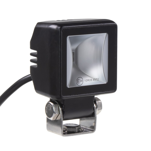 DUAL LED svetlo 15 W biele/oranžové bočný pohľad chladiace rebrá hliníkové telo