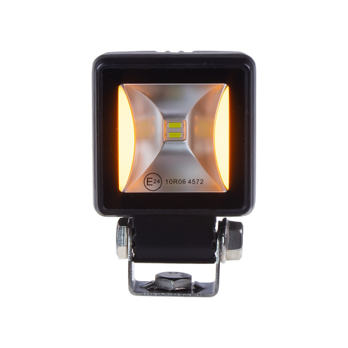 DUAL LED svetlo 15 W biele/oranžové čelný pohľad oranžové pozičné svetlo