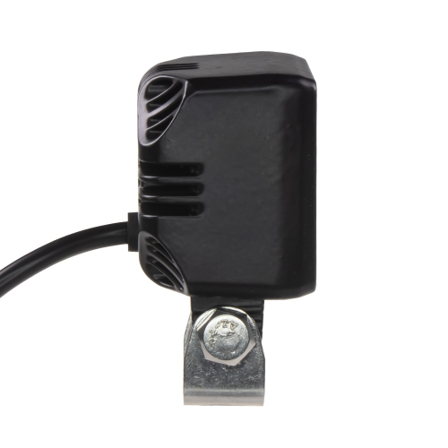 DUAL LED svetlo 15 W biele/oranžové bočný pohľad ľavý chladiace rebrá