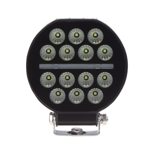 Pracovné LED svetlo 20 W s pozičným svetlom čelný pohľad 14 LED diód nerezový držiak