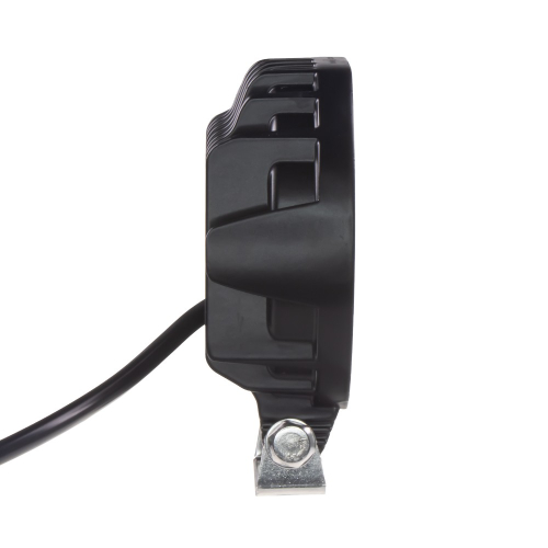 Pracovné LED svetlo 20 W s pozičným svetlom bočný pohľad ľavý chladiace rebrá kábel