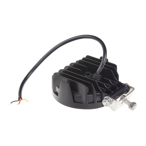 Pracovné LED svetlo 20 W s pozičným svetlom zadná strana chladiace rebrá farebné vodiče držiak